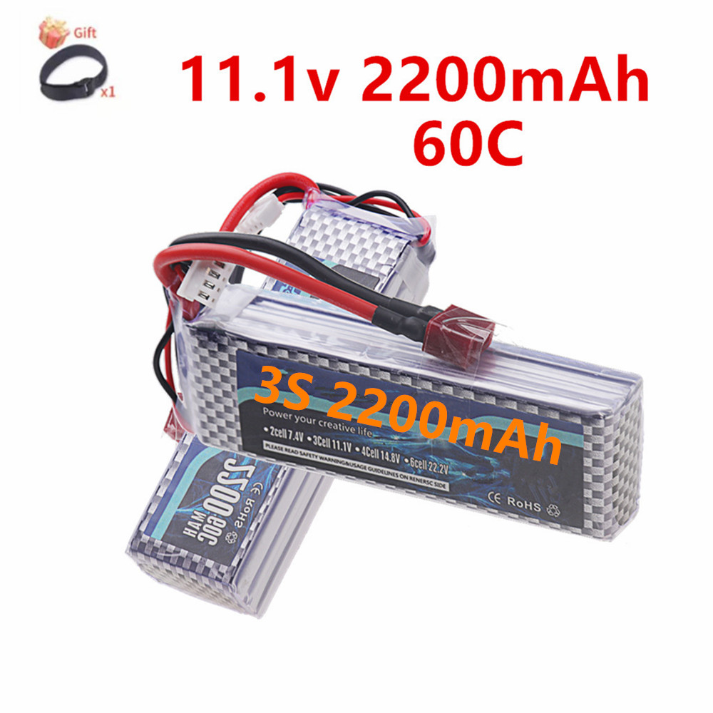 Rc Hobby Helicopter - Baterai Lipo 3S 11.1V Deans T