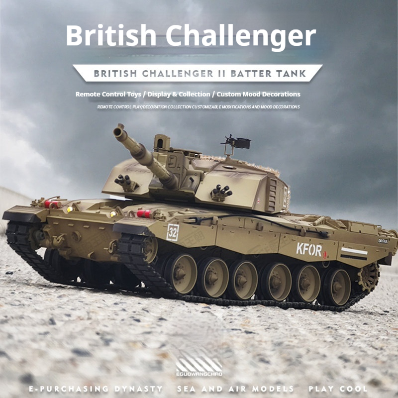Rc Hobby Track - Model Tank Challenger II Inggris dengan
