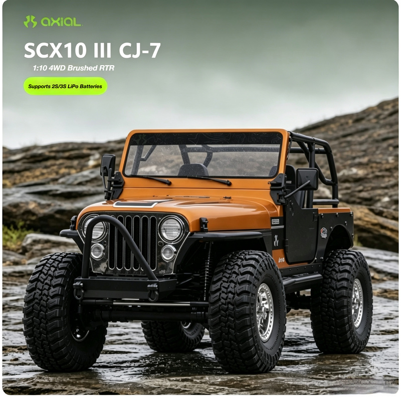 Rc Hobby Off Road - Axial 1/10 Scx10 Iii Cj-7 4WD