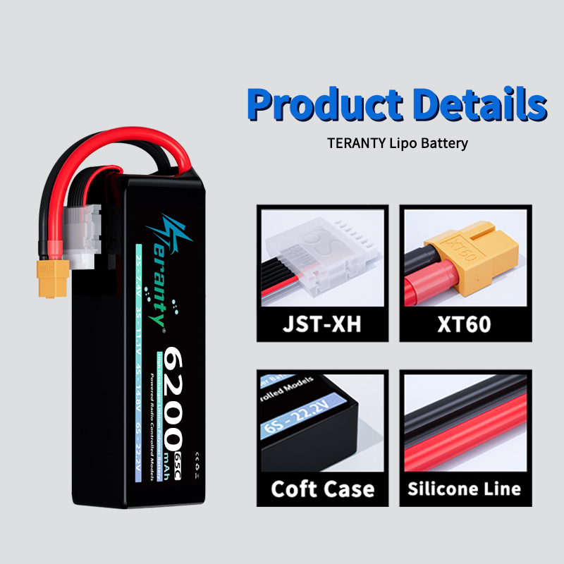 Baterai Lipo TERANTY 6S 6200mA - Rc Hobby Tank ulasan dan harga