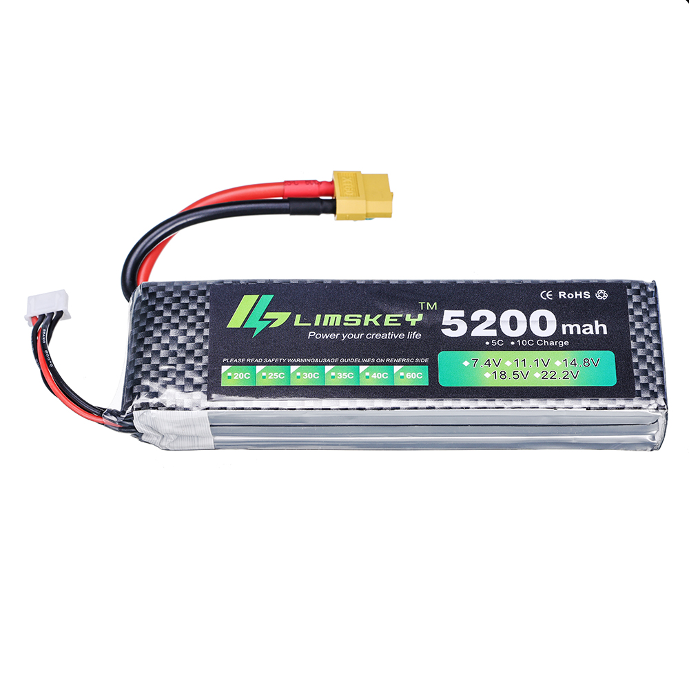 Baterai Limskey Power 7.4V 520 - Rc Hobby Helicopter ulasan dan harga