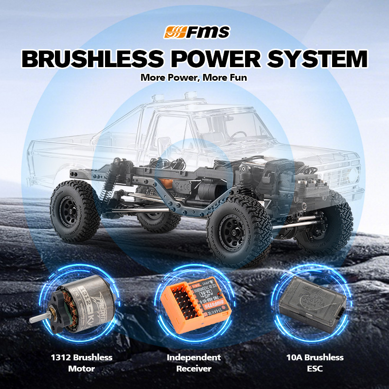 FMS 1:18 FCX18 II F-100 Truk P - Rc Drift Car Brushless ulasan dan harga