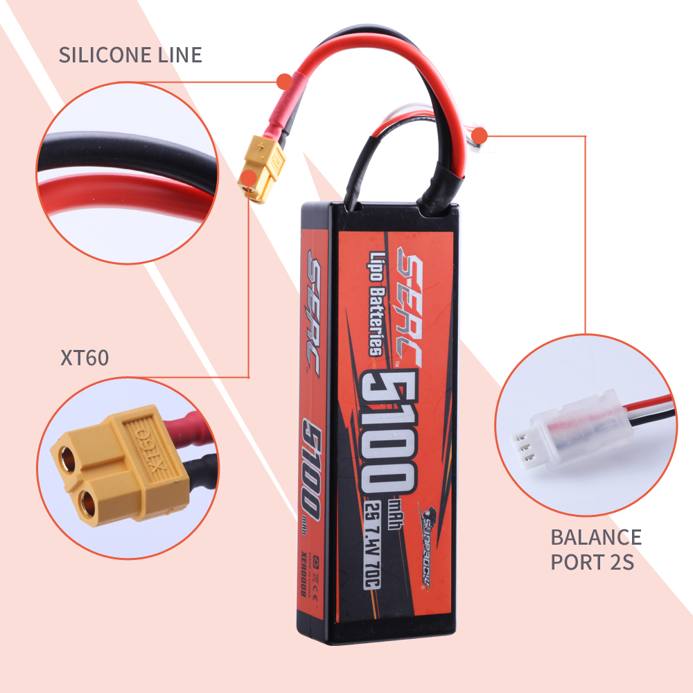 Sunpadow 2S 7.4V baterai Lipo  - Rc Hobby Tank ulasan dan harga