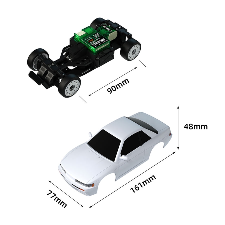 BMHOBBY BMRX FLD S13 1/28 Mobi - Rc Hobby Track ulasan dan harga