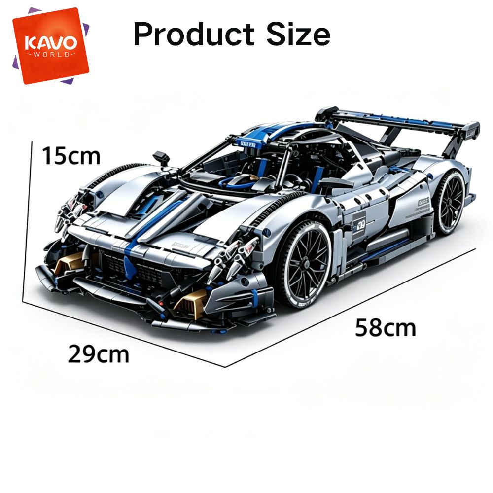 KAVOWORLD 3526pcs Set Blok Ban - Rc Hobby Track ulasan dan harga