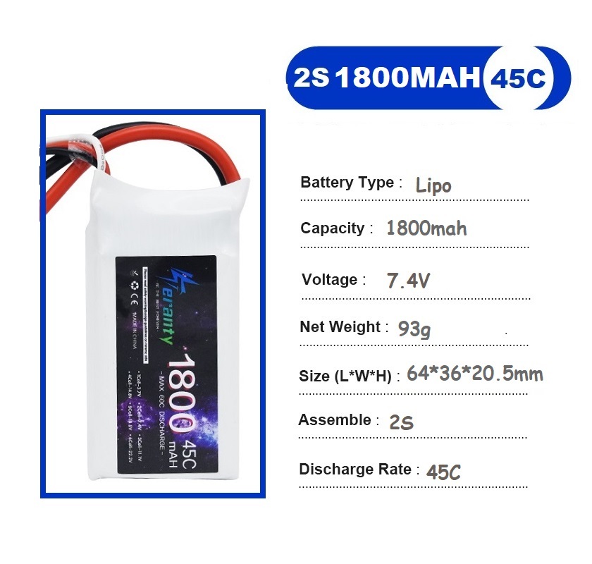 2 buah 7.4V Lipo 2S baterai 15 - Rc Hobby Helicopter ulasan dan harga