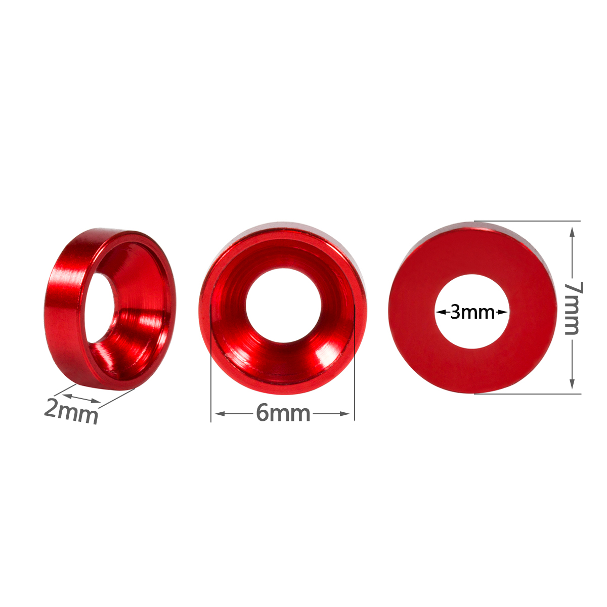 Paduan Aluminium M3 Anodized C - Rc Crawler 4X4 ulasan dan harga
