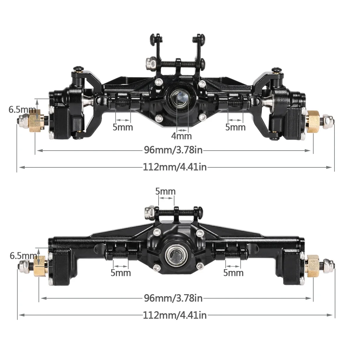 TRX4M aluminium depan belakang - Rc Crawler 4X4 ulasan dan harga