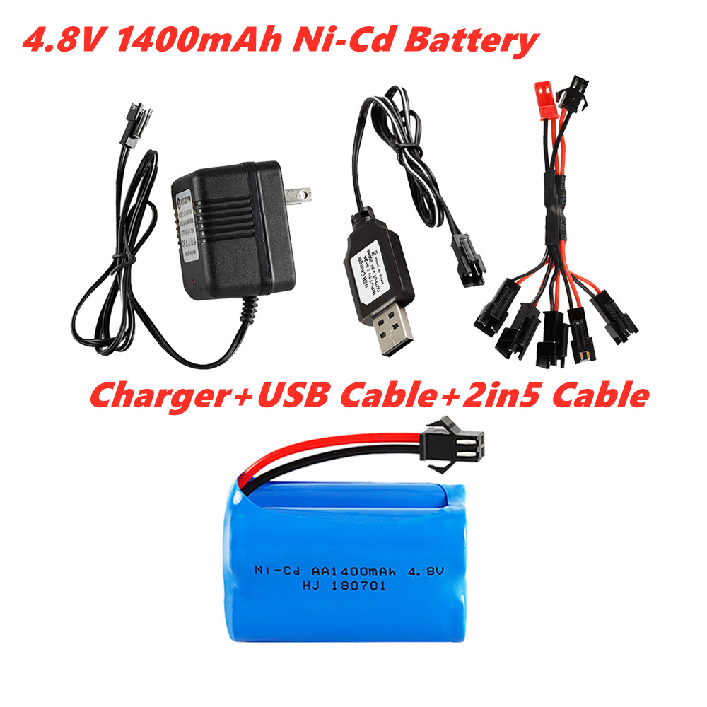 Baterai ni-cd 4.8v 1400mah unt - Rc Hobby Tank ulasan dan harga