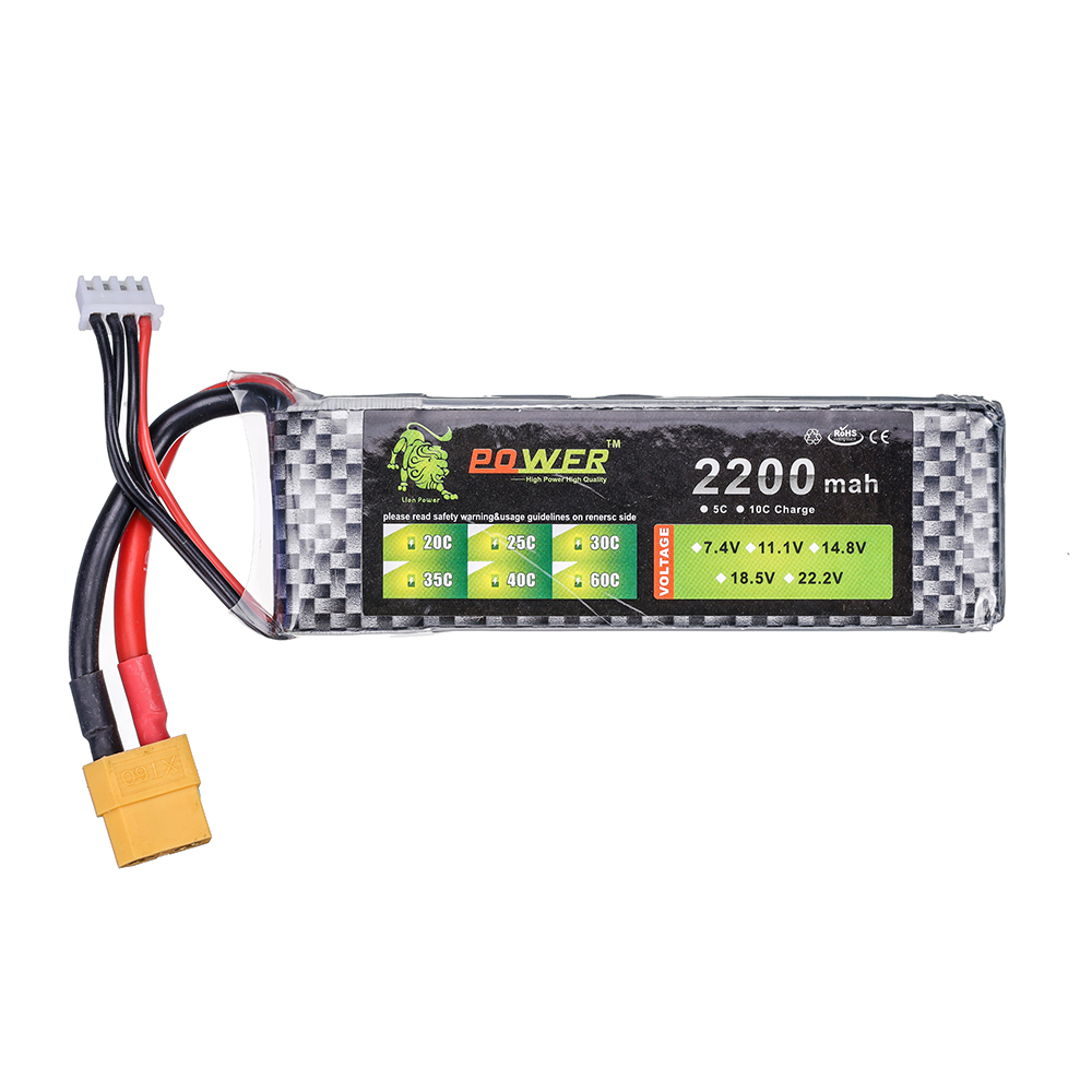 Baterai Lipo 3S 11.1V 2200mAh  - Rc Hobby Helicopter ulasan dan harga