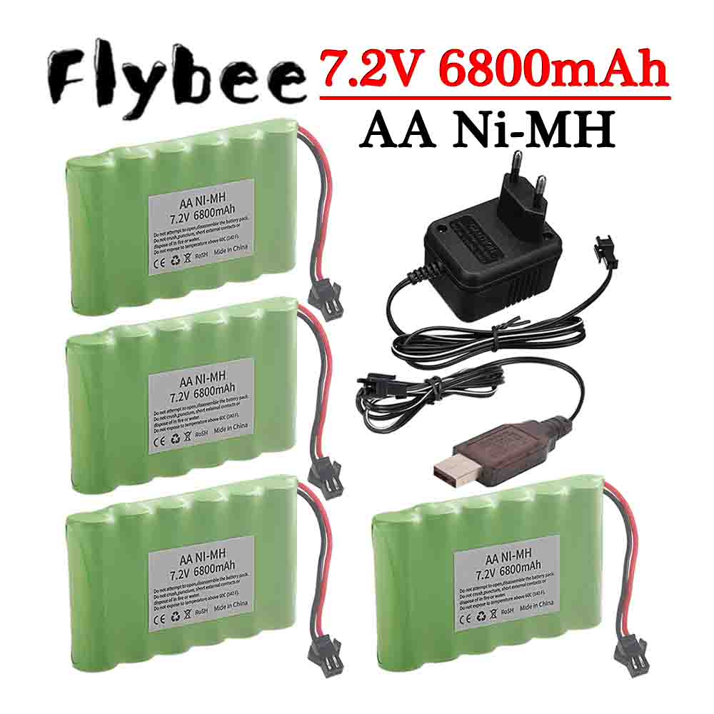 Baterai Ni-MH 7.2V 6800MAh SM  - Rc Hobby Tank ulasan dan harga