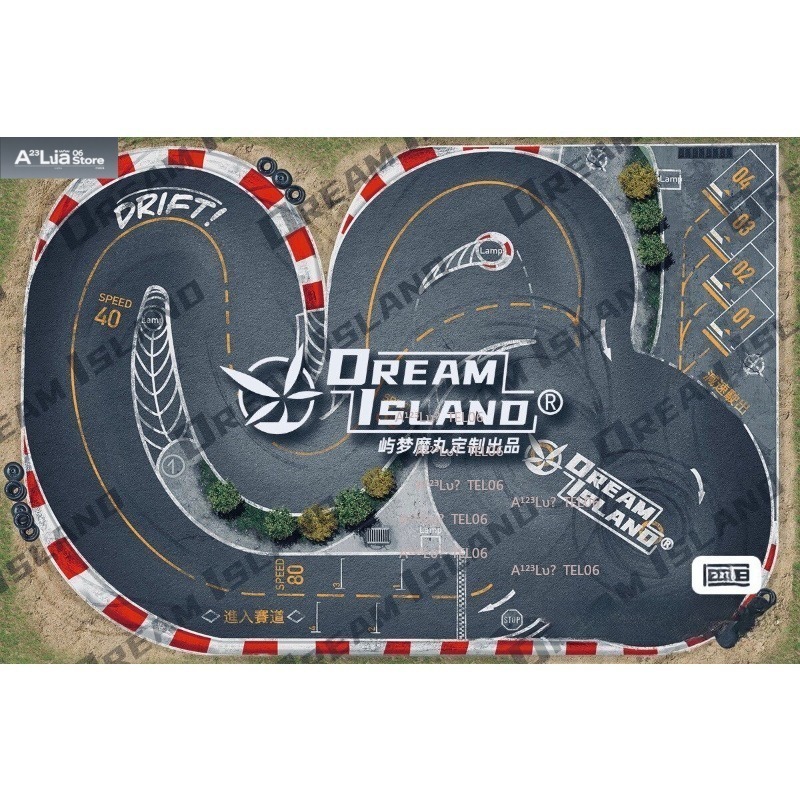 Mat Lintasan Drift RC 2,2M X 1 - Rc Hobby Track ulasan dan harga