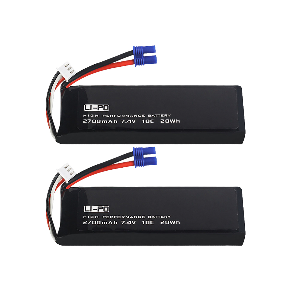 Baterai asli 7.4V 2700mAh 10C  - Rc Hobby Helicopter ulasan dan harga