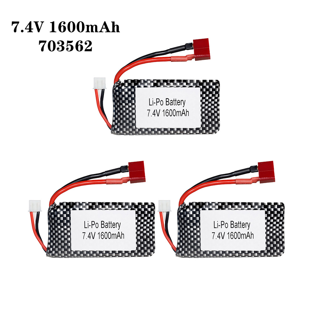 1/2/3 Buah/Lot 7.4V 1600Mah 70 - Rc Hobby Helicopter ulasan dan harga