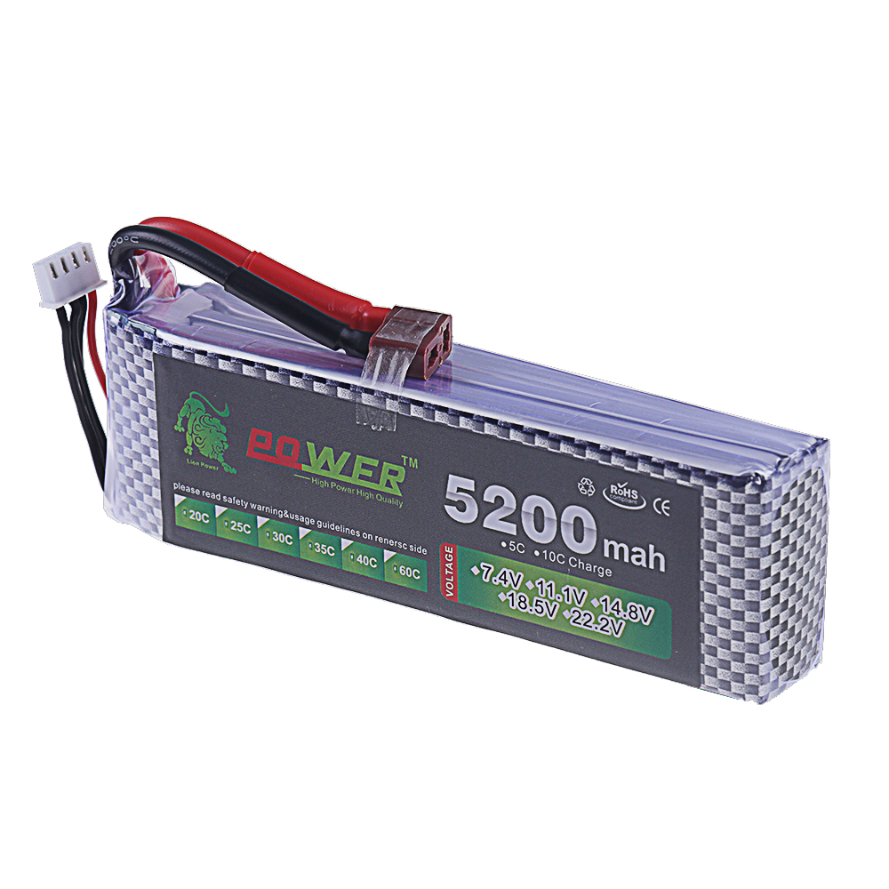 3S Lipo baterai 11.1V 5200mah  - Rc Hobby Helicopter ulasan dan harga
