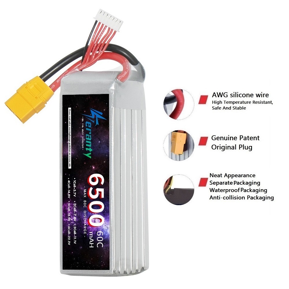 TERANTY 6S 22.2V Baterai Lipo  - Rc Hobby Tank ulasan dan harga